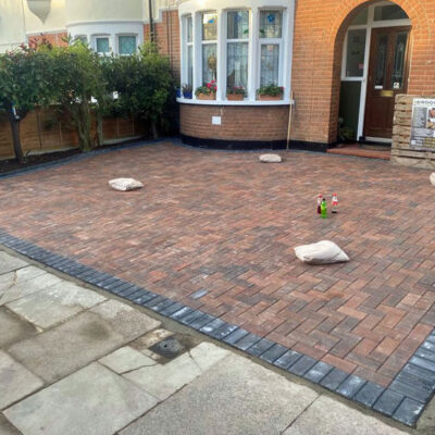 Block paving driveways with edging Rochford