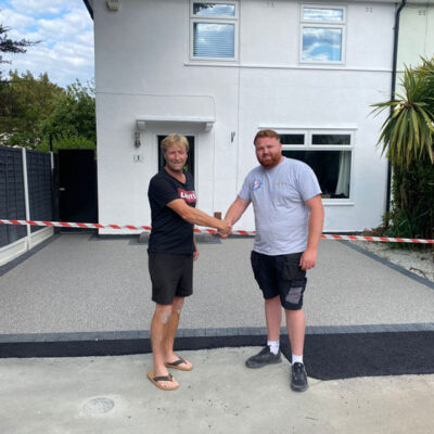 Resin driveway block paved edging Rochford